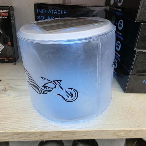 Solar Lantern Inflatable Color Changing Barto Solar Lantern - Picture 9 of 9